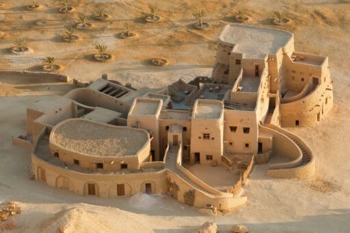 Плоская крыша дома в египте