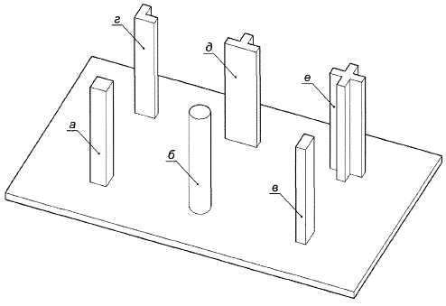 Поперечные сечения колонн монолитных конструктивных систем