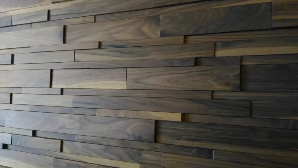 Стеновая 3D панель из дерева