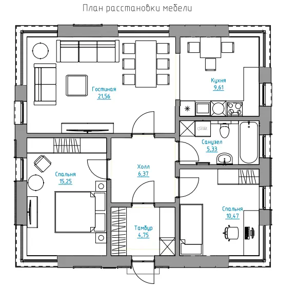 планировка одноэтажного дома дома 